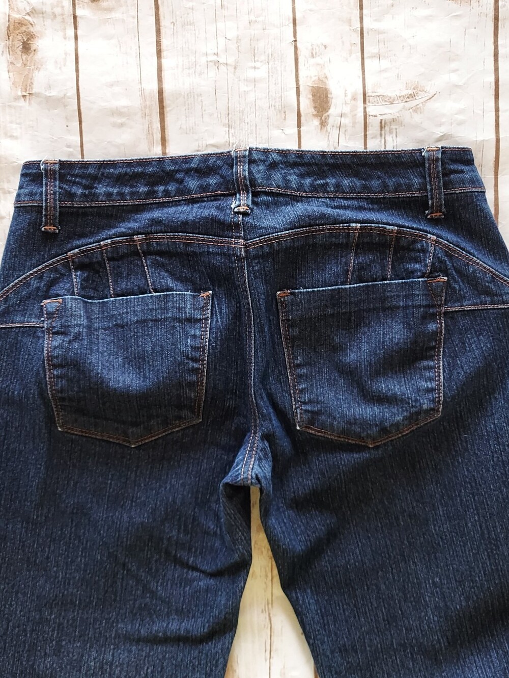 Nine West Dark Denim Straight Leg Jeans